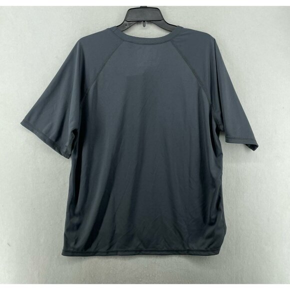 Kanu Surf Rashguard Men's Sz L Gray Crew Neck Raglan Sleeve Regular Fit UPF 50+ - Picture 2 of 12